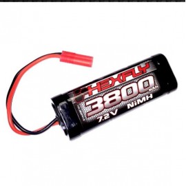 Bateria Hexfly 3800mAh NiMH  7.2V con Conector Banana
