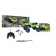 2 en 1Camioneta Radio Control Con Jaula Dinosaurio Recargable