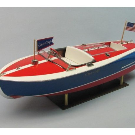 KIT PARA ARMAR LANCHA  1938 CHRIS-CRAFT 16′ PAINTED RACER, KIT