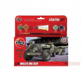 Airfix  Willys MB Jeep Starter Set Kit 1:72